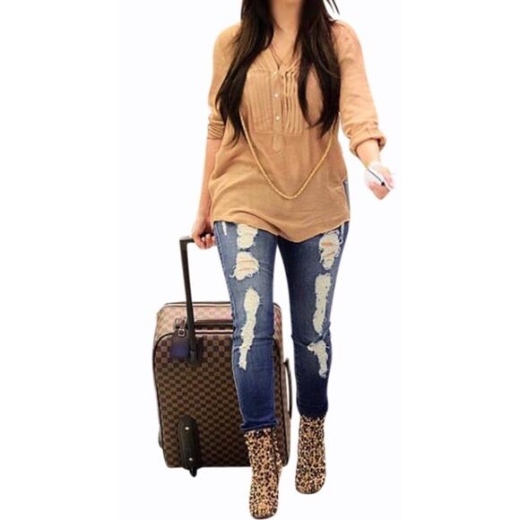 Louis Vuitton Pegase Legere Suitcase Checker Damier Ebene Unisex Bag 🎁 A+ - Picture 4 of 16